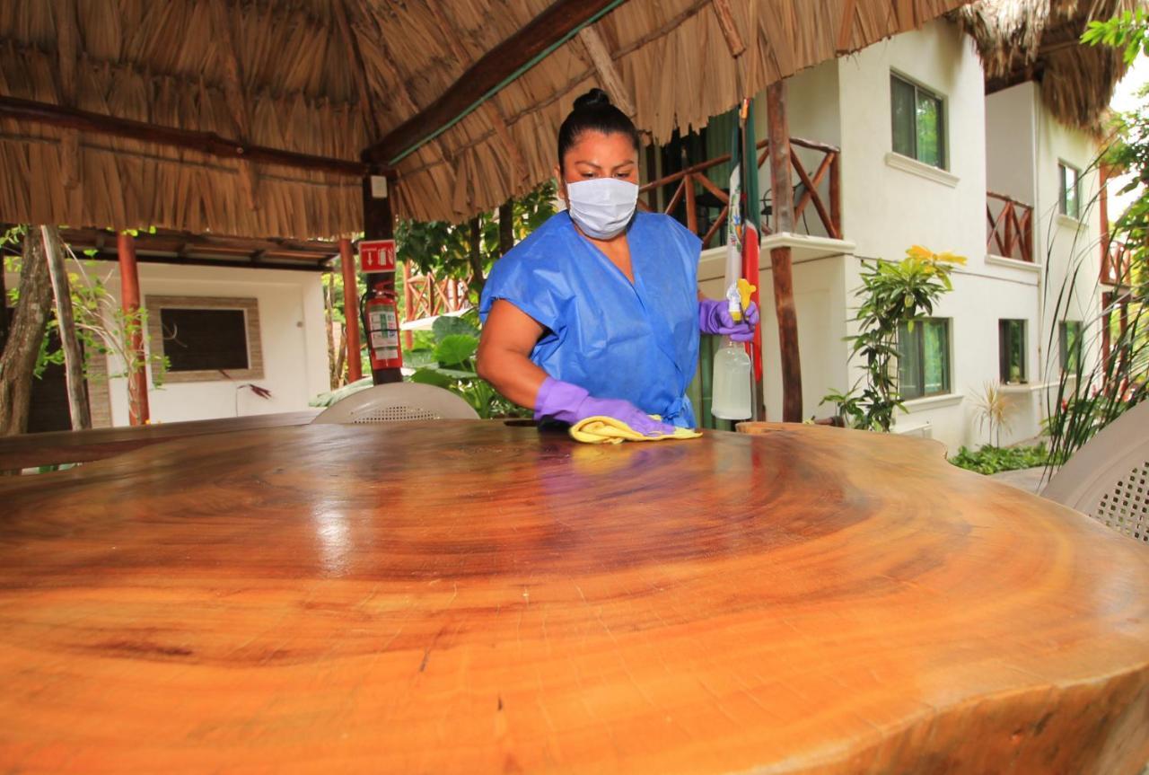 Hotel Pancho Villas Bacalar - Free Bikes And Paddles 외부 사진