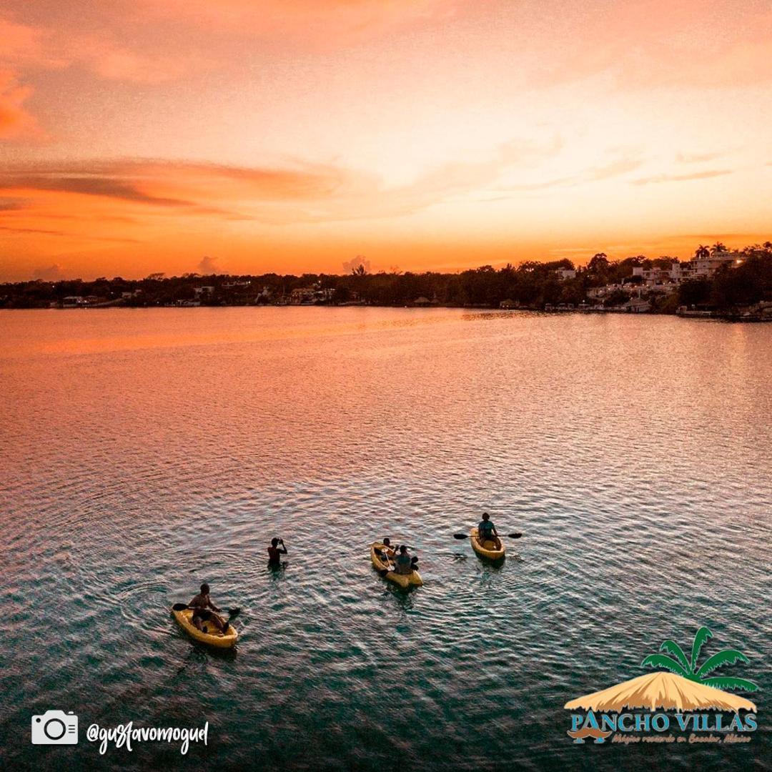 Hotel Pancho Villas Bacalar - Free Bikes And Paddles 외부 사진